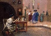 Jean Leon Gerome, Painting Breathes Life into Sculpture